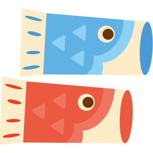 鯉のぼりのイラスト