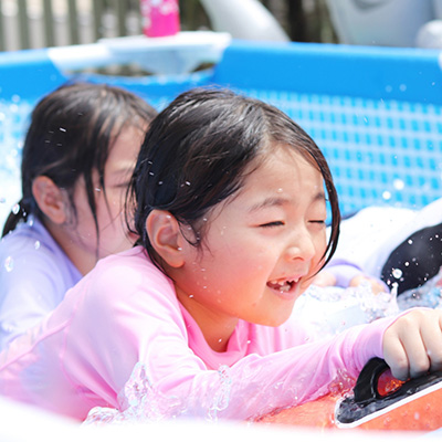 写真：水遊び