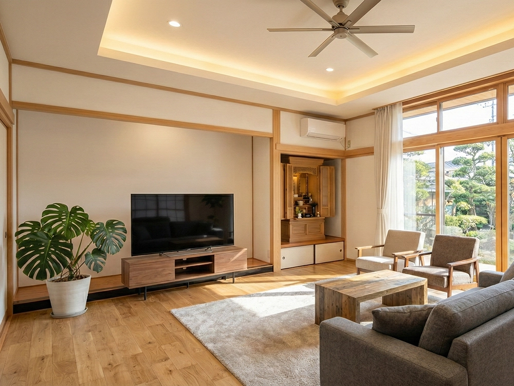 リビング全体の様子