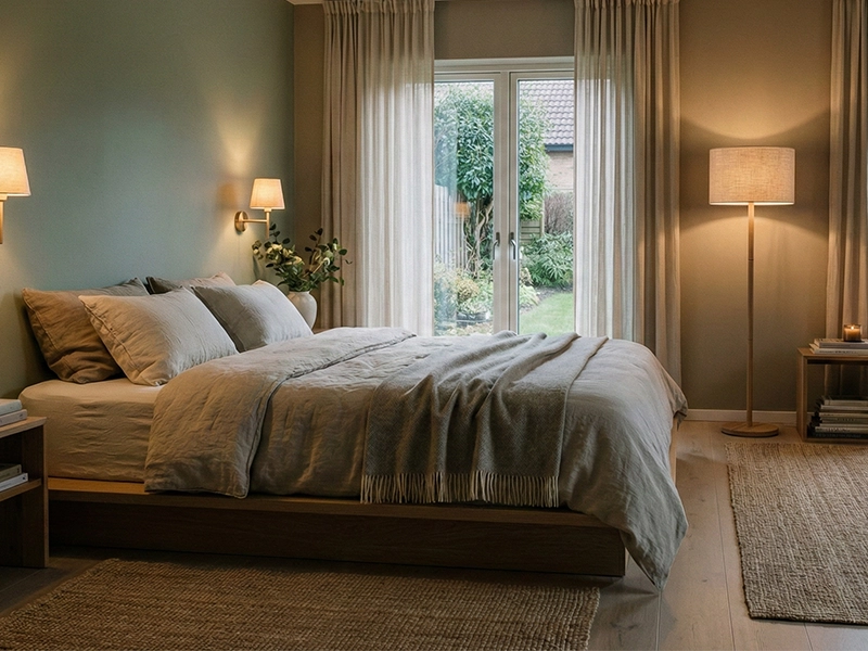 施工事例5: 快適な寝室